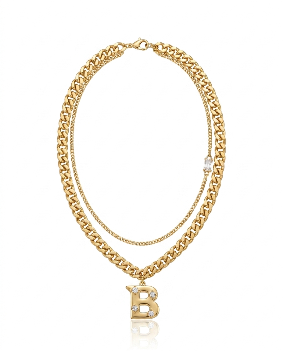 BLCG kolye 18k gold kaplama