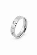 Lovv Çelik Yüzük White Gold 14k Kaplama