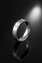 Lovv Çelik Yüzük White Gold 14k Kaplama
