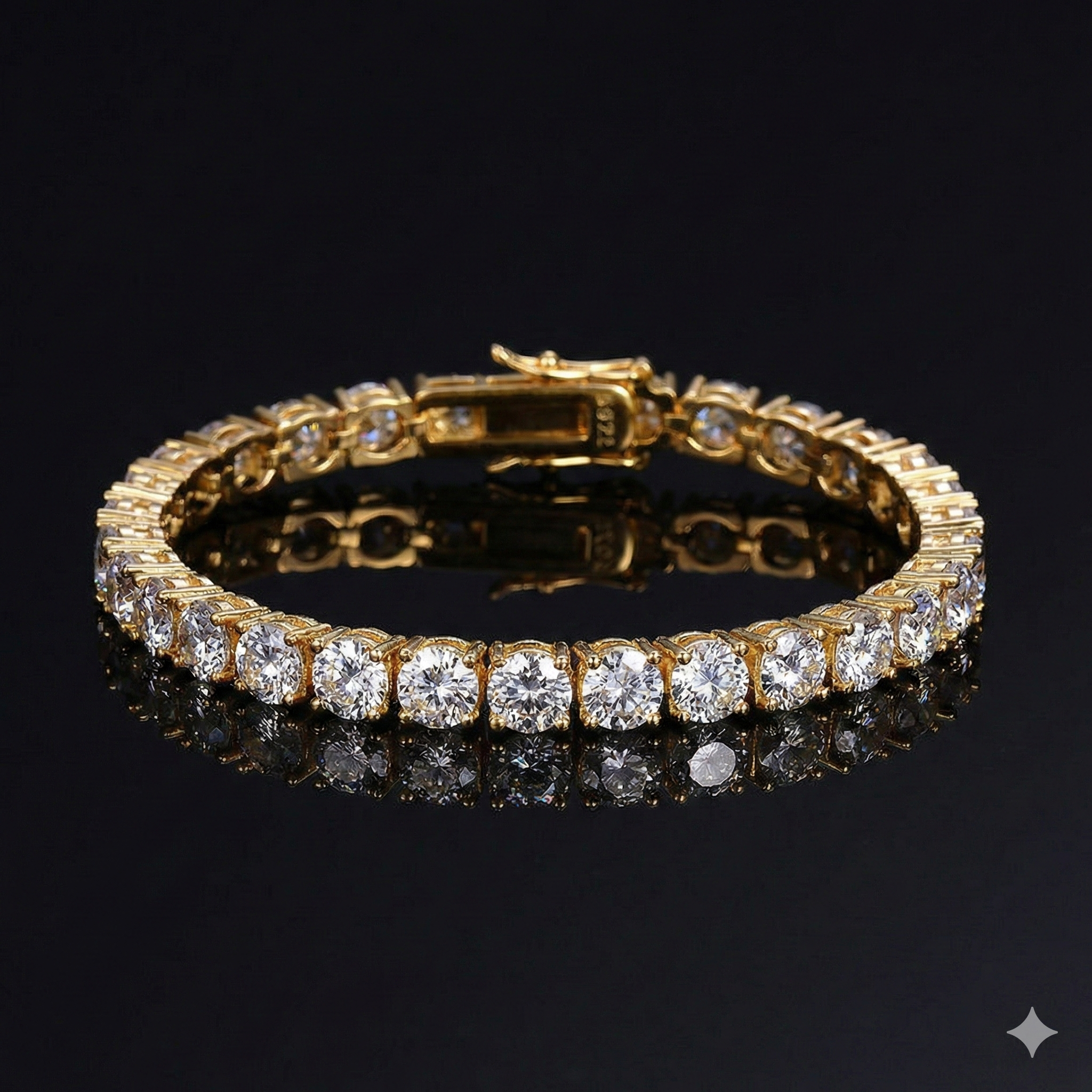 Zirkon Su Yolu Bileklik