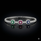 Baget Taşlı Bileklik+Işıklı kutu