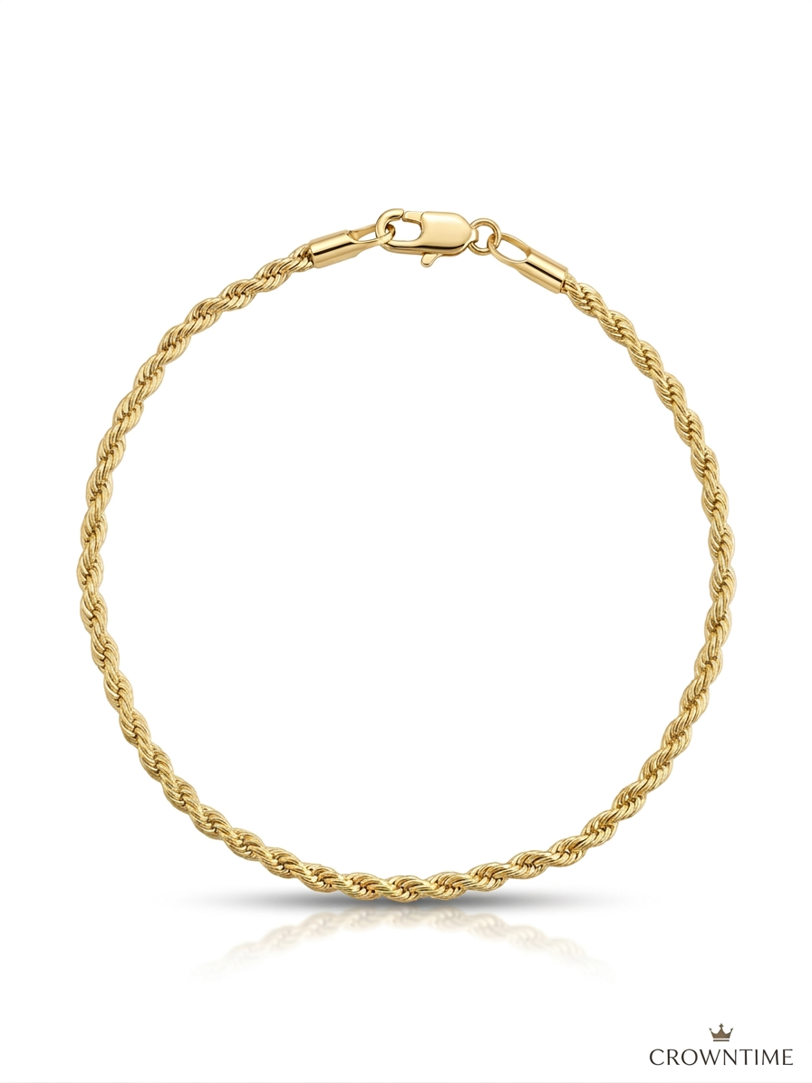 Halat+Figaro Premium 14k Altın Kaplama 2Li Set