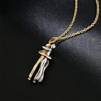 Sarılan Çift Kolye