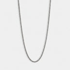 Miami Cuba Kolye- 5mm - Gümüş-Renk