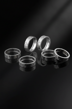 Yeni Lovv Çelik Yüzük White Gold 14k Kaplama (Taşsız)
