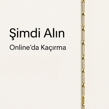 💎 FULL TAŞLI Altın Kaplama Bileklik