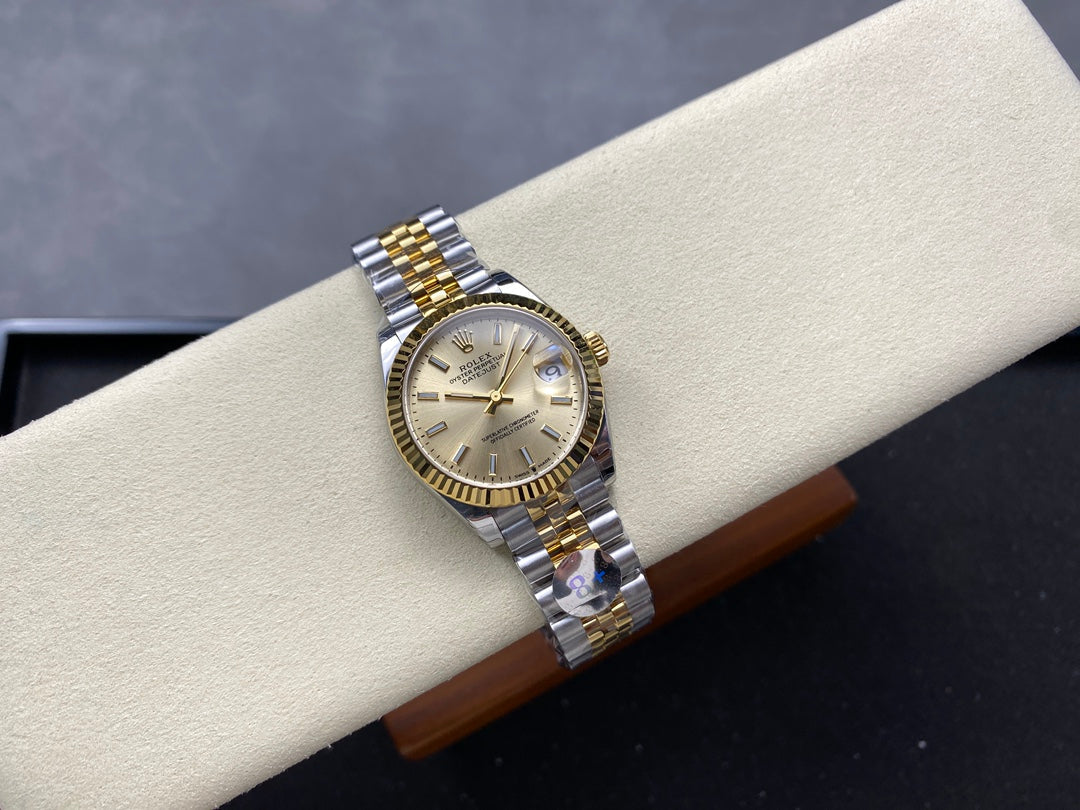 Datejust 31mm Yellow Gold Steel Champagne Dial+ŞEFAF KARGO