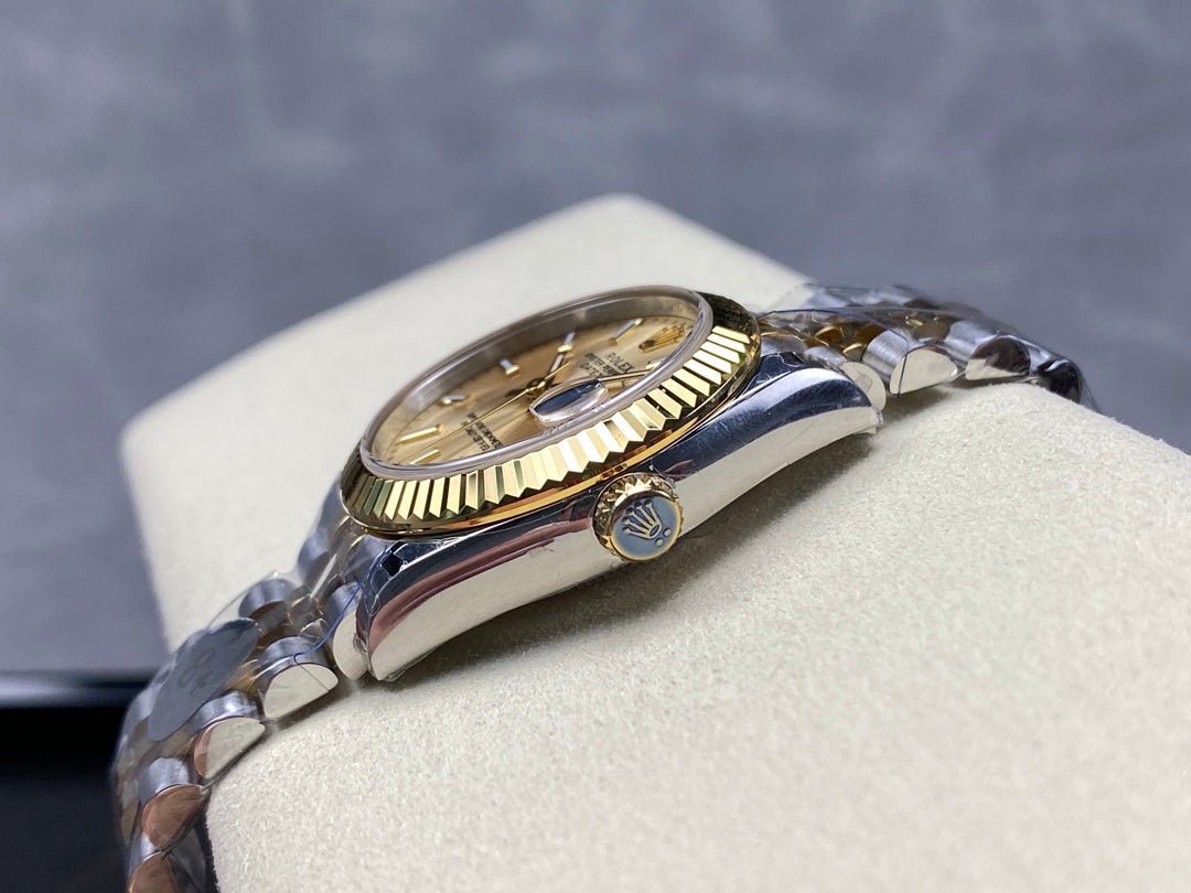 Datejust 31mm Yellow Gold Steel Champagne Dial+ŞEFAF KARGO