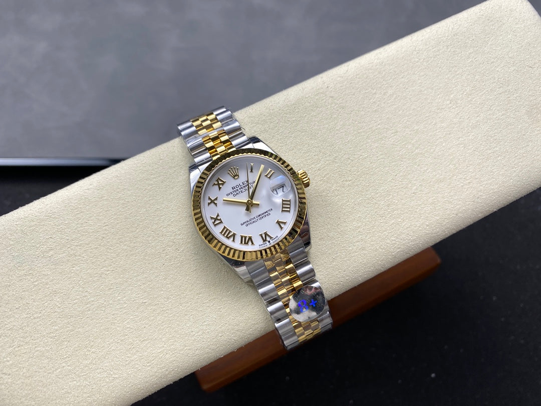 Datejust 31mm Yellow Gold Steel White Dial+ŞEFAF KARGO