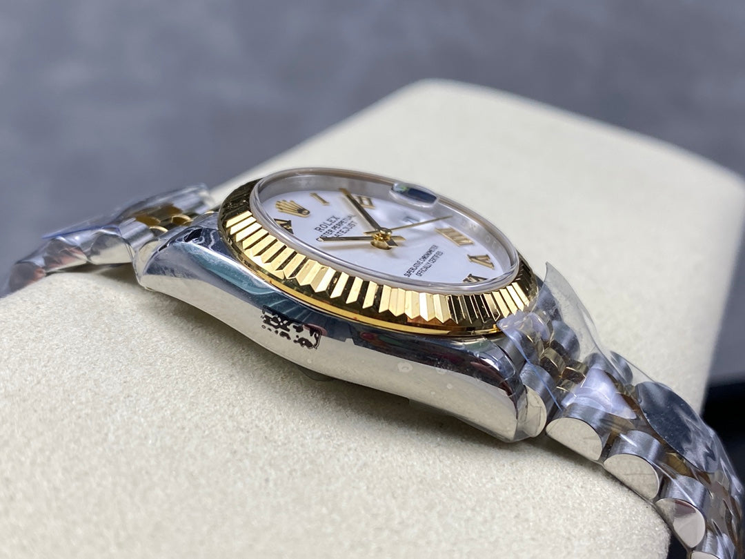 Datejust 31mm Yellow Gold Steel White Dial+ŞEFAF KARGO