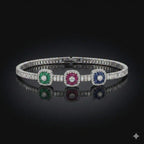 Baget Taşlı Bileklik+Işıklı kutu