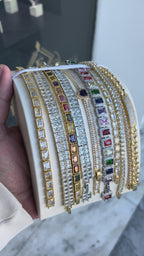 ✨ Paslanmaz Çelik 4 Mikron Altın Kaplama Zirkon Taşlı