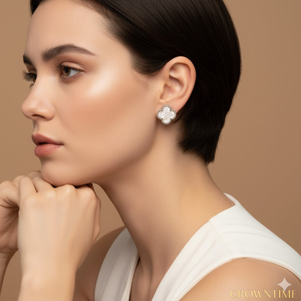 VAN CLEEF  ALHAMBRA KÜPE -GÜMÜŞ-SEDEF