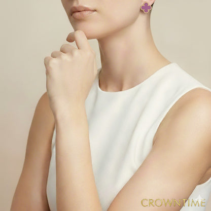 VAN CLEEF  ALHAMBRA KÜPE- ALTIN/LİLA