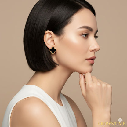 VAN CLEEF  ALHAMBRA KÜPE - ALTIN/SİYAH