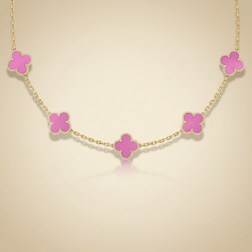 -VAN CLEEF  BİLEKLİK- ALTIN/PEMBE-RENK