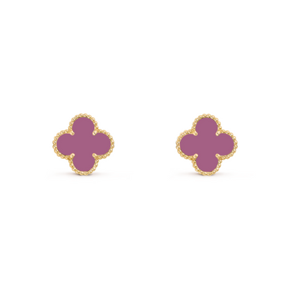 VAN CLEEF  ALHAMBRA KÜPE- ALTIN/LİLA