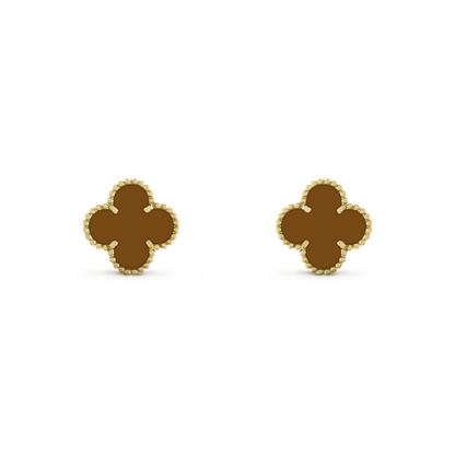 VAN CLEEF ALHAMBRA KÜPE- ALTIN/KAHVE