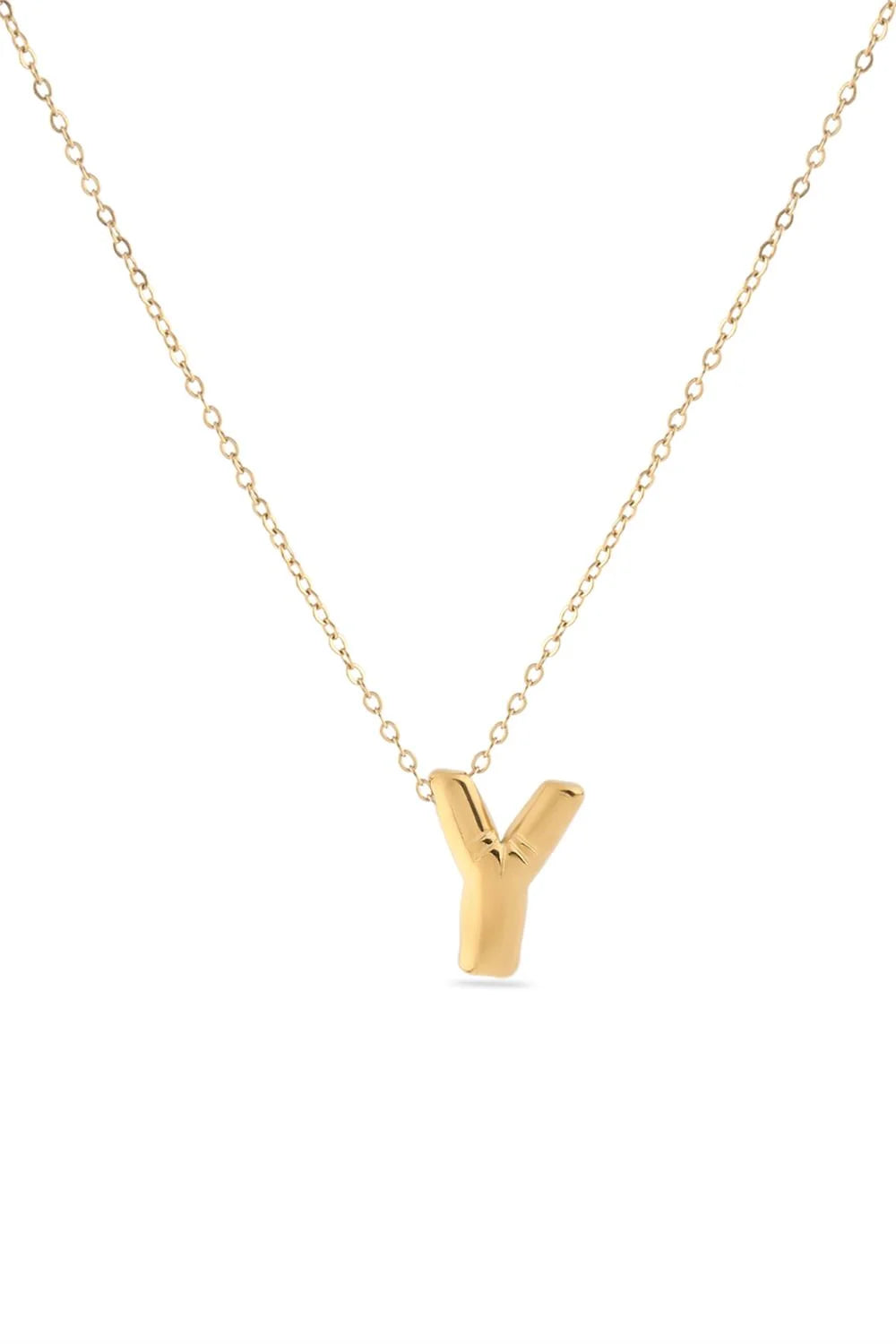 Çelik Harf Kolye 45CM