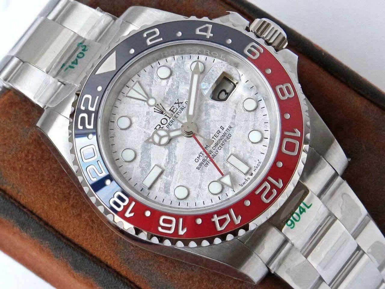 GMT-MASTER II PEPSI MATEORITE DIAL+ŞEFAF KARGO