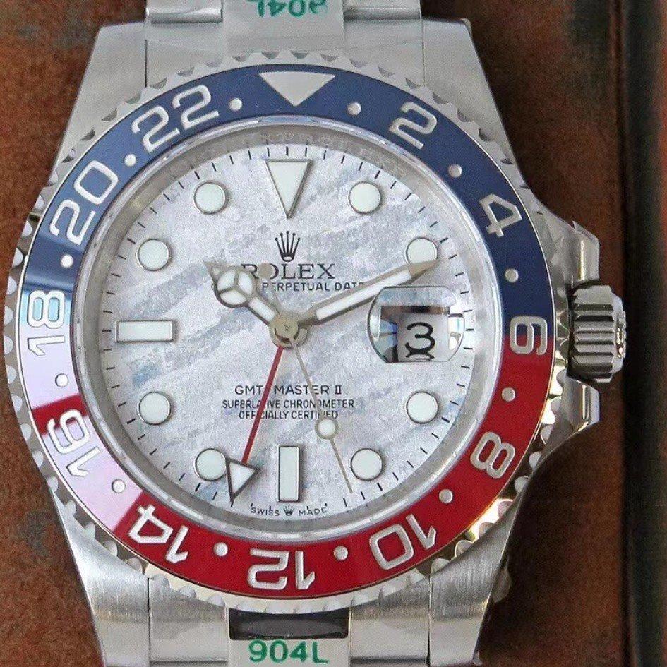 GMT-MASTER II PEPSI MATEORITE DIAL+ŞEFAF KARGO