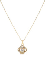 14k Gold Kaplama Zirkon Kolye 45 cm